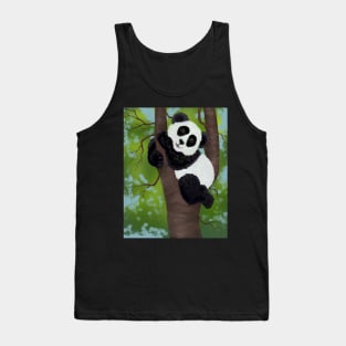 Panda in Tree Tank Top